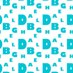 Alphabet letters seamless pattern.Can be used for posters,school projects,textile,scrap booking.
