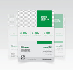 Creative business flyer poster template design for social media promotion 	
