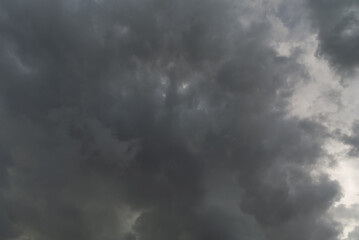 Fototapeta premium Dark cloudy sky , rainny season