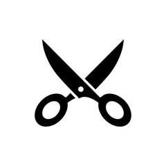 scissor icon vector trendy design