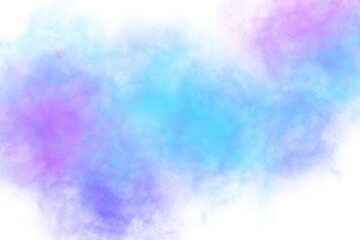 Abstract pink watercolor on white background.The color splashing in the paper.It is a hand drawn.
