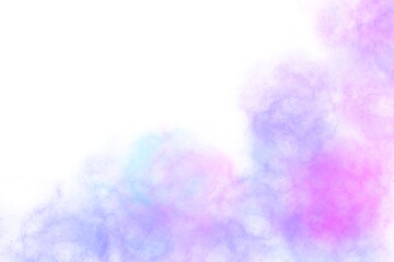Abstract pink watercolor on white background.The color splashing in the paper.It is a hand drawn.
