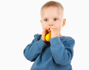 little boy child holding balloons, happy childhood. soft focus