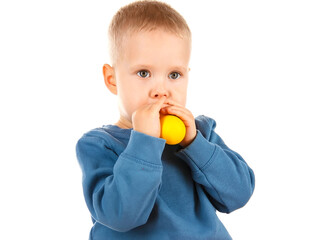 little boy child holding balloons, happy childhood. soft focus