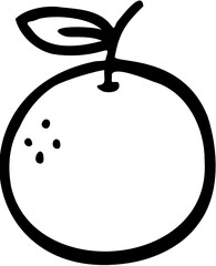 Orange Line Vector Illustration