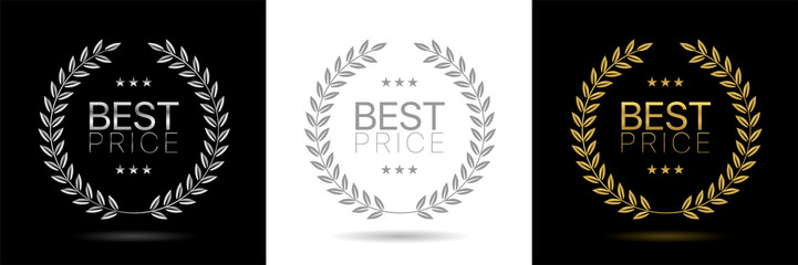 Best price wreath icon