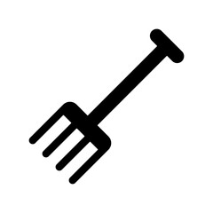 garden fork icon vector design trendy