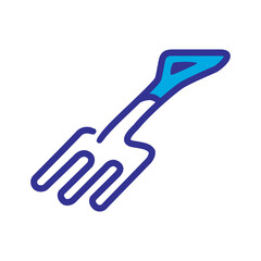 garden fork icon vector design trendy