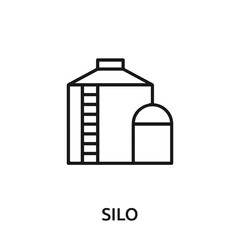 silo icon vector. silo sign symbol for modern design.
