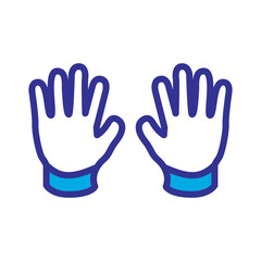glove icon vector design trendy