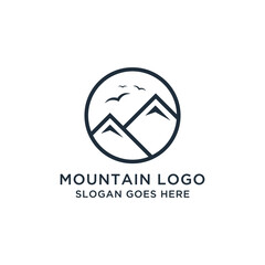 Mountain Logo Vector Design Template