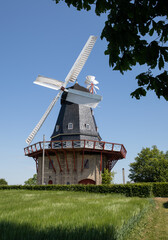old wind mill in denmark