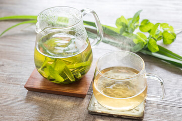 ハーブティー　ミントティー