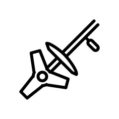 grass cutter icon vector design trendy