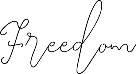 motivational text. Only one single word. Printable graphic tee. Design doodle for print. Vector illustration. Colorful. Hand-drawn calligraphy style. Black and white