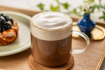 カフェラテ　カフェオレ　リラックスタイム