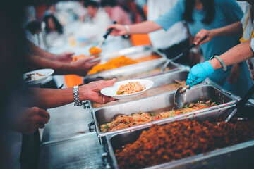 Free food donation to the poor