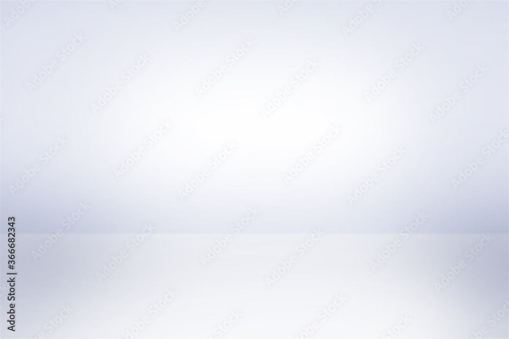Aufkleber abstract studio background empty white wall in white room template