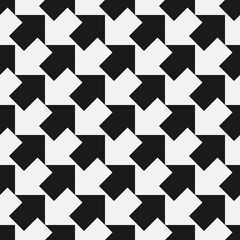 Seamless geometric pattern with arrows
