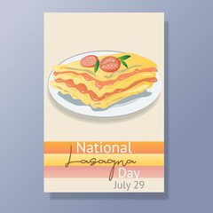 National Lasagna Day Sign and Banner