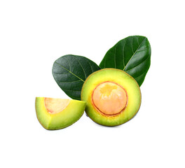 Avocado isolated on a white background