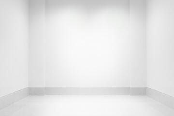 White room with light interior background