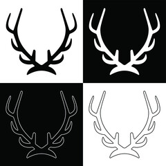 Funny Christmas card, vector illustration