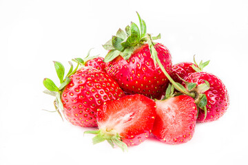 Strawberry isolated on white