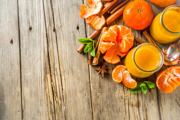 Homemade tangerine jam