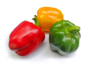 Bell pepper isolated on white background