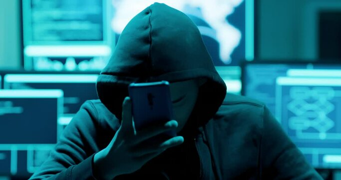 Asian male hacker