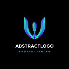 Logo design of abstract  Flower for Beauty Spa salon Cosmetics and yoga brand.
