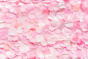 Fototapeta premium Light pink textile petals pattern
