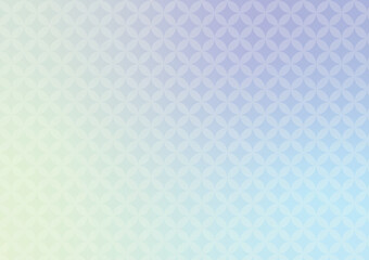 夏のイメージの和柄背景イラスト