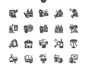 Bar 2 Well-crafted Pixel Perfect Vector Solid Icons 30 2x Grid for Web Graphics and Apps. Simple Minimal Pictogram