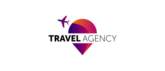 TRAVEL AGENCY LOGO. travel logotype design template.