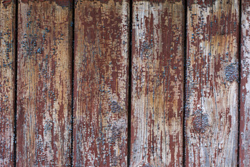 Old painted wood surface. Boards