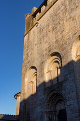 San Juan and San Nicolás church in Portomarín, the way of Saint James. The French Camino.