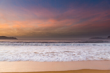 Light High Cloud Sunrise Seascape