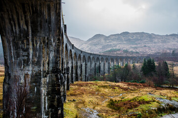 The tracks of Jacobite Steam Train (better known as The Hogwarts Express)