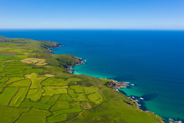 Aerial photograph of St Ives, Cornwall, England, United Kingdom