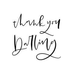 Cute hand drawn lettering modern calligraphy composition.