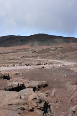Fototapeta na wymiar Volcanic landscape in Reunion Island