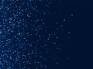 Blue Glamour Graphic Star Illustration. White 