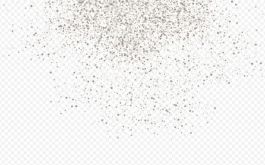 Silver Shine Light Transparent Background. 