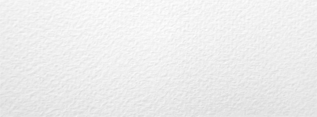 White paper texture long banner. Abstract minimal white textured background for artwork