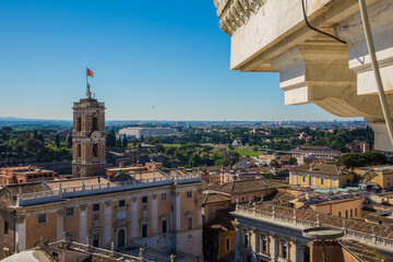 Ancient Italian Architecture in the city of Rome