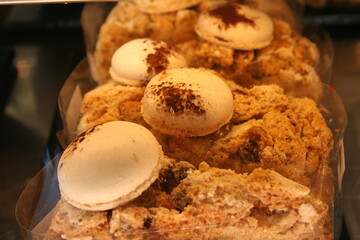 Delicious Desert in a Small Cafe