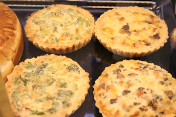 Delicious food in airport cafe