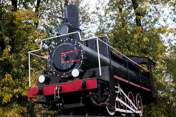 steam locomotive of Soviet times